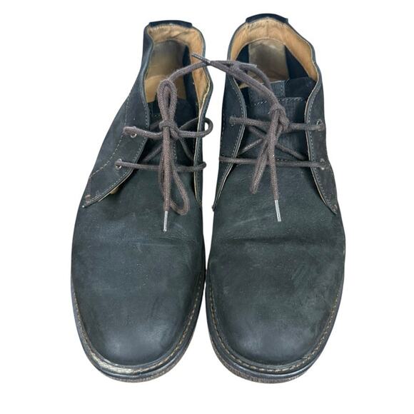 Lucky Brand Dark Brown Leather Suede Lace Up Chukka Ankle Boots Mens sz 12 M main image 16